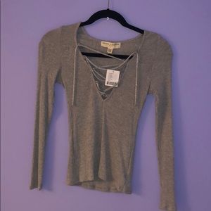 Lace-Up Urban Outfitters Top